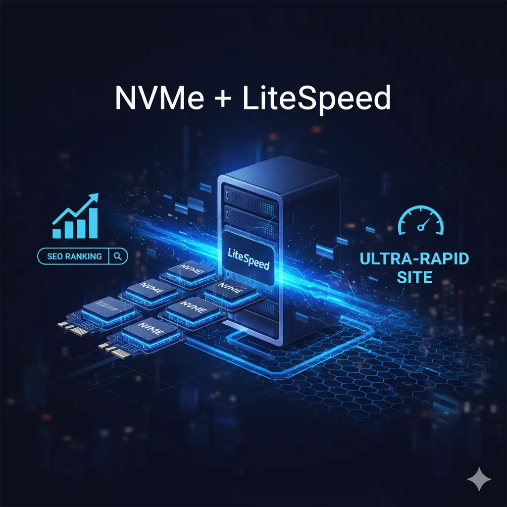 NVMe + LiteSpeed Formula Secretă pentru un Site Ultra-Rapid și Top SEO în 2025